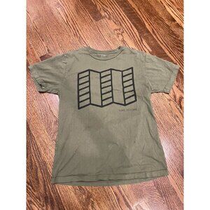 Topo Designs Green Graphic T Shirt Size Small